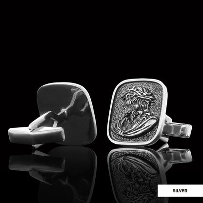 Jesus Cufflinks, Christ Cufflinks, Silver Religious Accessory, Gold Plated Jesus Jewelry, Handmade Christian Cufflinks, Religious Gift