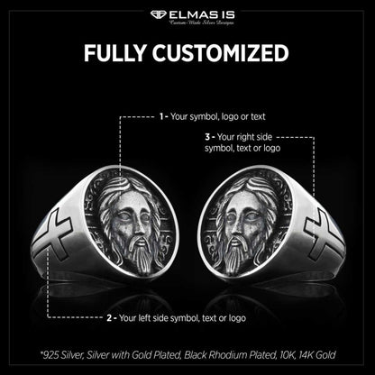 Jesus Silver Ring