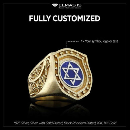 Jewish Magen David Rings