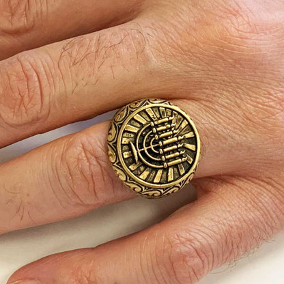 Hanukkah Menorah Ring