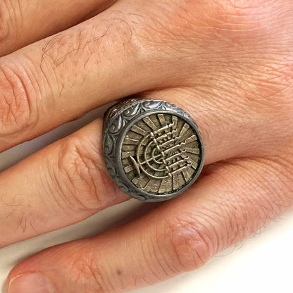 Hanukkah Menorah Ring