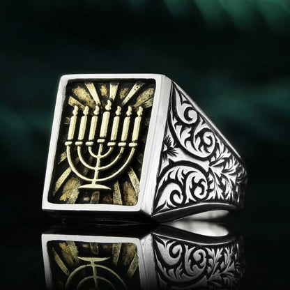 Menorah Isolated Ring