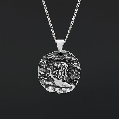 Leo Horoscope Pendant, Leo Zodiac Necklace, Fierce & Fearless, A Perfect Gift for Leos