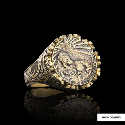 Leo Sign Ring, 925 Sterling Silver Leo Sign Ring