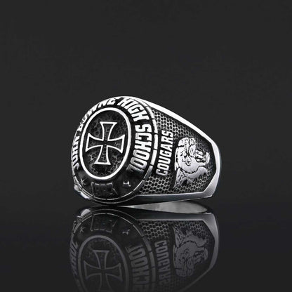 Malone University Ring, Lesley University Graduation Ring, Class Ring, High School Ring