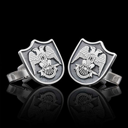 Custom Design 925 Sterling Silver Masonic Cufflink