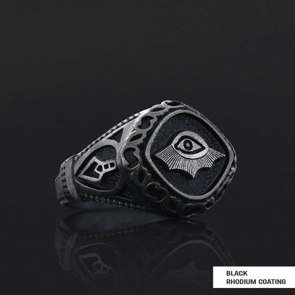 Masonic Symbolism of the Eye of Providence Masonic Ring