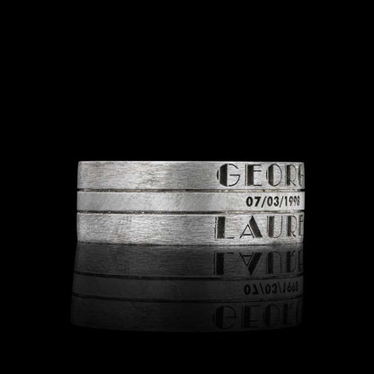 Memories Motto Band Ring