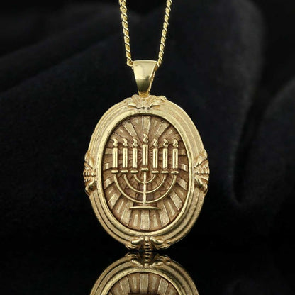 Menorah Isolated Pendant