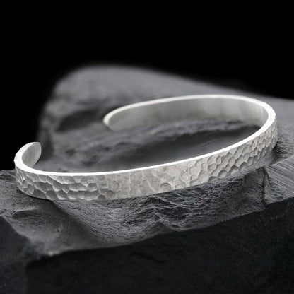 Mens Silver Cuff Bracelet