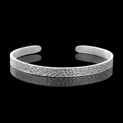 Mens Silver Cuff Bracelet