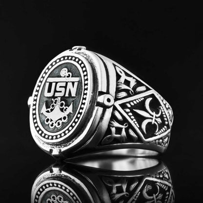 USN Military Ring