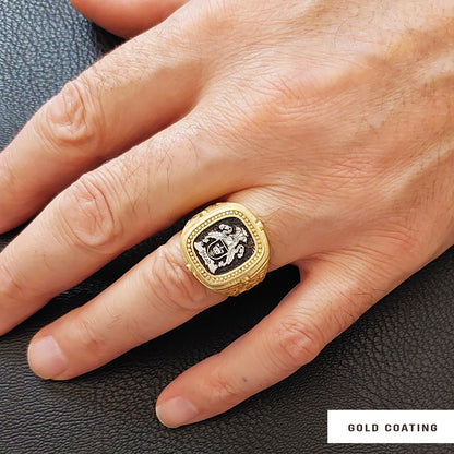 Model Crest Family Ring