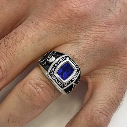 Mortality Masonic Ring, Handmade Mason Jewelry, Lodge Masonic Ring