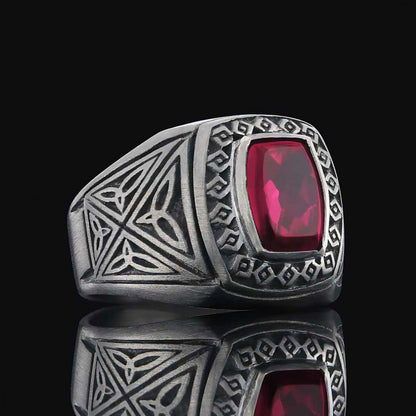 Motif Silver Men Ring
