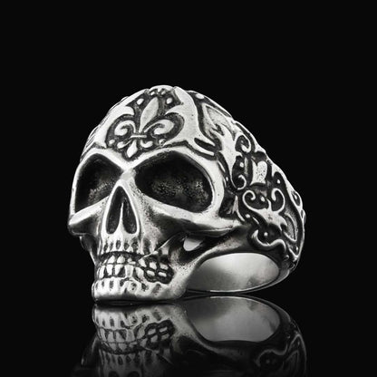 Motif Skull Ring