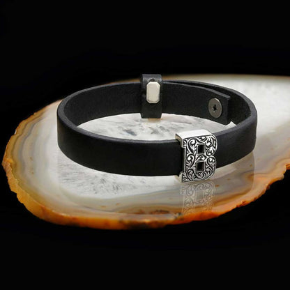 Motif Special Design Alphabet Letter B Bracelet