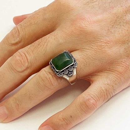 Motif Stone Ring