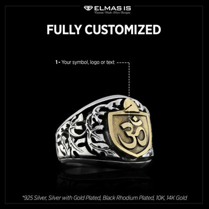 Om Buddha Ring