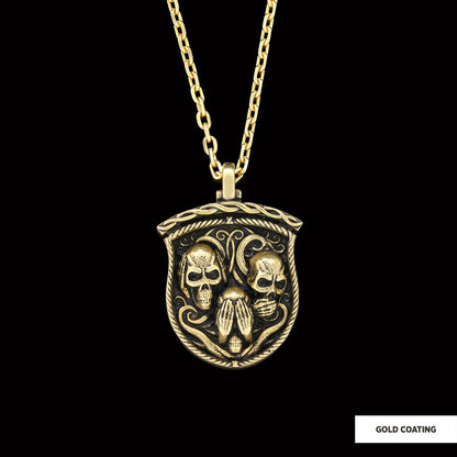 Pendant I Do Not See Nor Hear Nor Speak