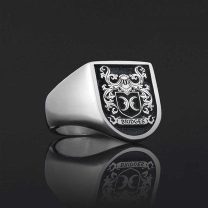 Personalized Family Ring, 925 Sterling Silver Design Family Ring