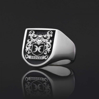 Personalized Family Ring, 925 Sterling Silver Design Family Ring