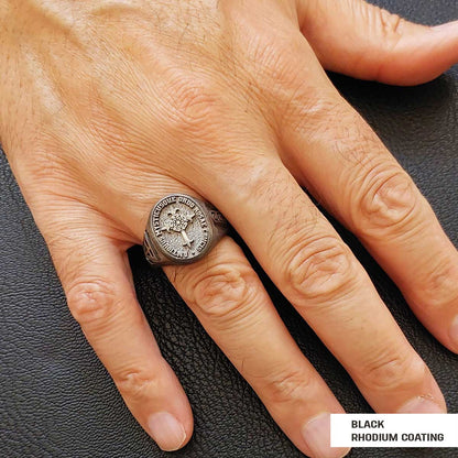 Personalized Rosae Crucis Ring, A Sacred and Symbolic Accessory