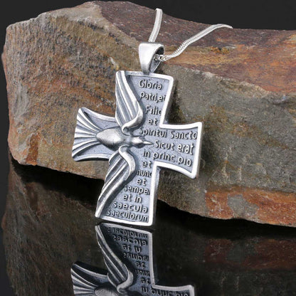 Rosae Crucis Pendant, Rosicrucian Mystical Necklace, Rosae Crucis Symbol Pendant