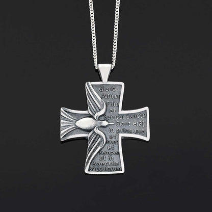 Rosae Crucis Pendant, Rosicrucian Mystical Necklace, Rosae Crucis Symbol Pendant