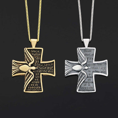 Rosae Crucis Pendant, Rosicrucian Mystical Necklace, Rosae Crucis Symbol Pendant