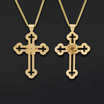 Rosicrucian Order Jewelry, Rosicrucian Spiritual Pendant, Mystical Rosicrucian Symbol Necklace
