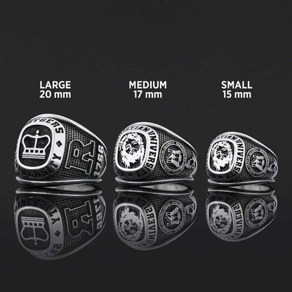 Rutgers University Ring, Handmade University Graduation Ring, Class Ring, High School Ring