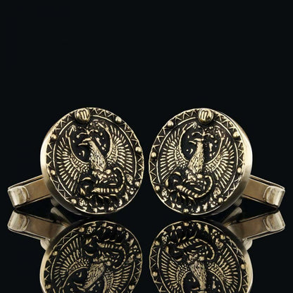Custom Design Sterling Silver Scorpio Cufflink