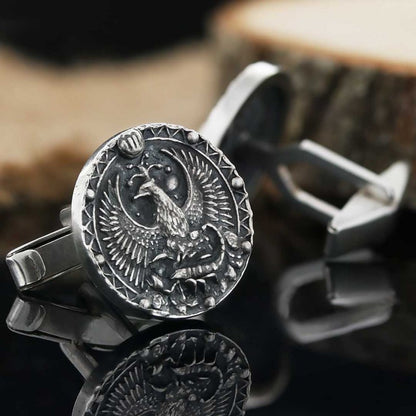 Custom Design Sterling Silver Scorpio Cufflink