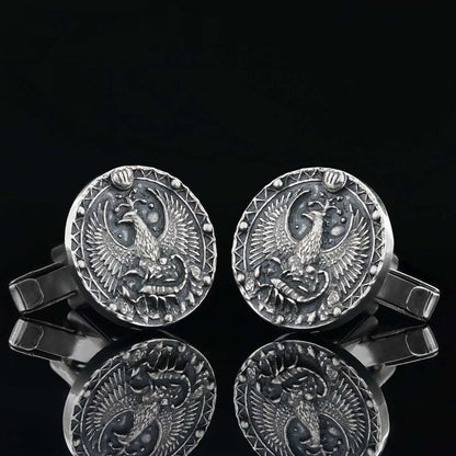 Custom Design Sterling Silver Scorpio Cufflink