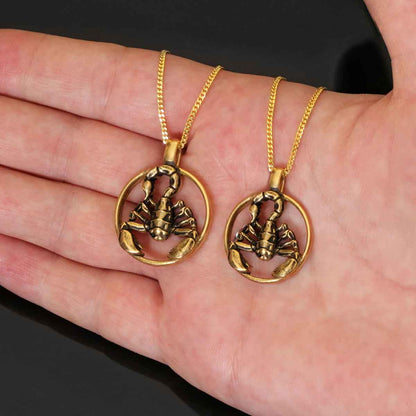Scorpio Pendant, Sterling Silver Scorpio Necklace, Scorpio Jewelry, Horoscope Scorpio Necklace