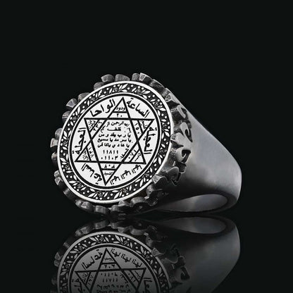 Seal Of Solomon Silver Ring