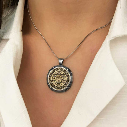 Seal Of Solomon Silver Pendant
