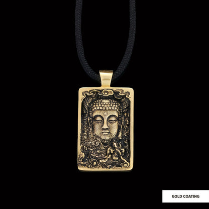 Silver Buddha Pendant