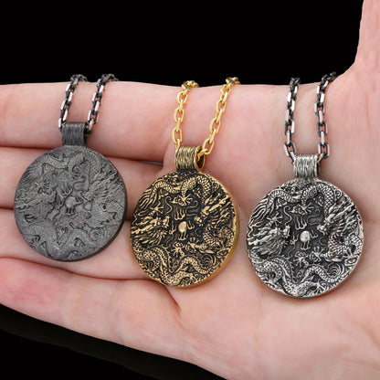 Silver Dragon Pendant