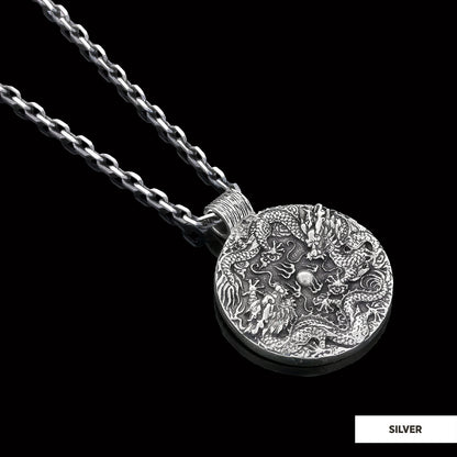 Silver Dragon Pendant