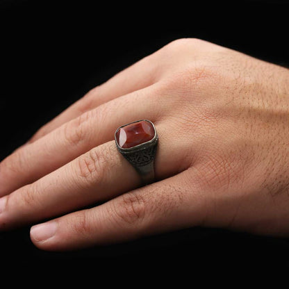 Silver Motif Ring