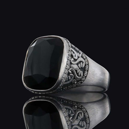 Silver Motif Ring