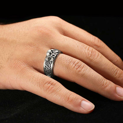 Silver Skull Special Design Ring
