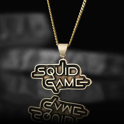 Silver Squid Game Pendant