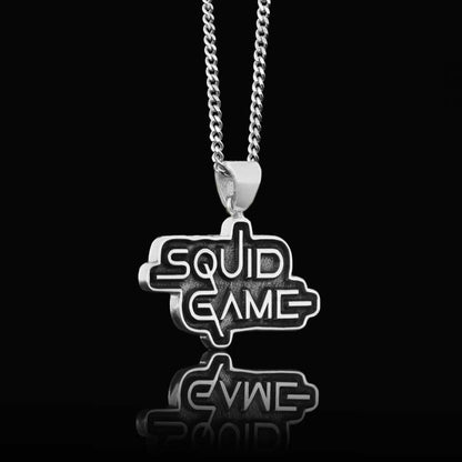 Silver Squid Game Pendant