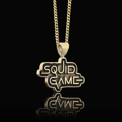 Silver Squid Game Pendant