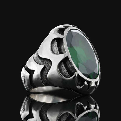 Silver Stone Ring