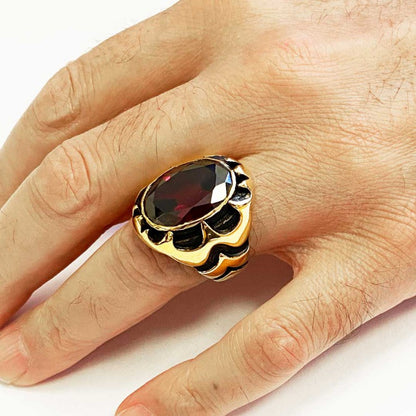 Silver Stone Ring