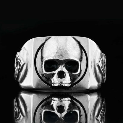 Skull Embossed Ring